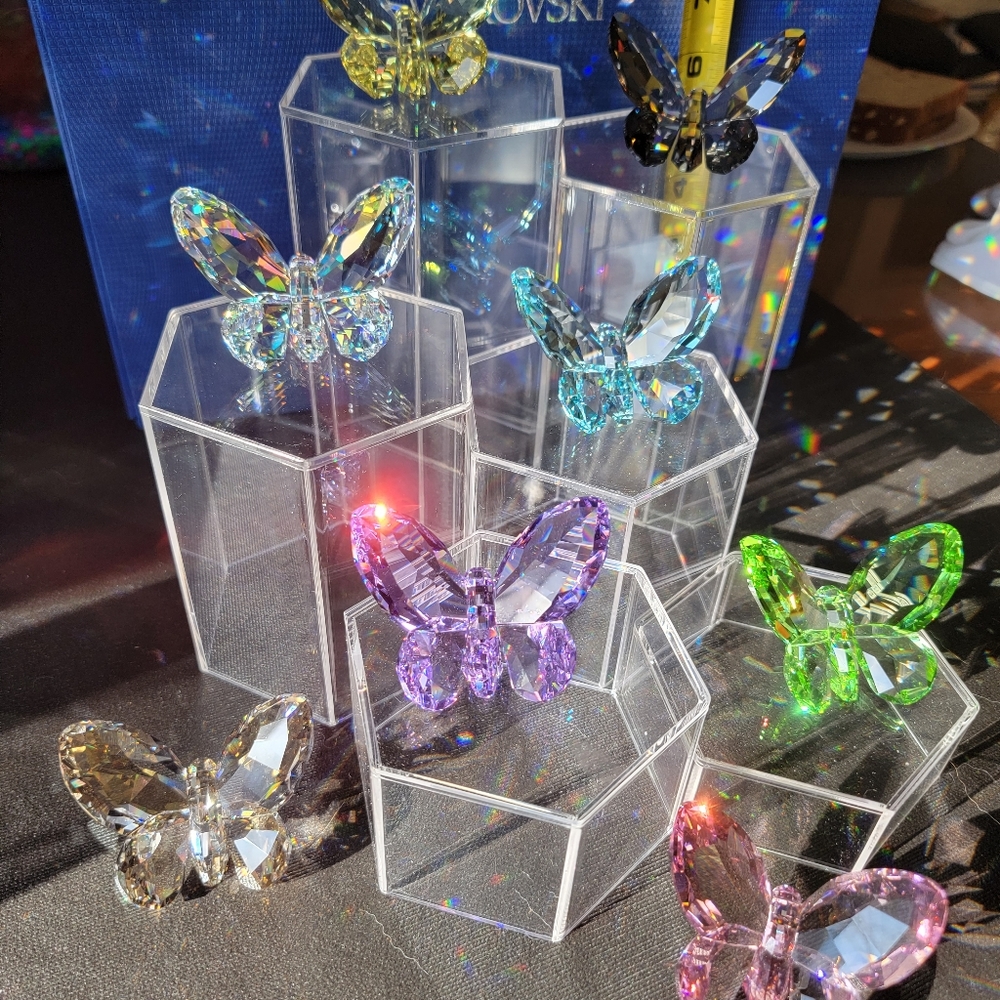 Swarovski Figurines RARE Buyterfly FULL SET